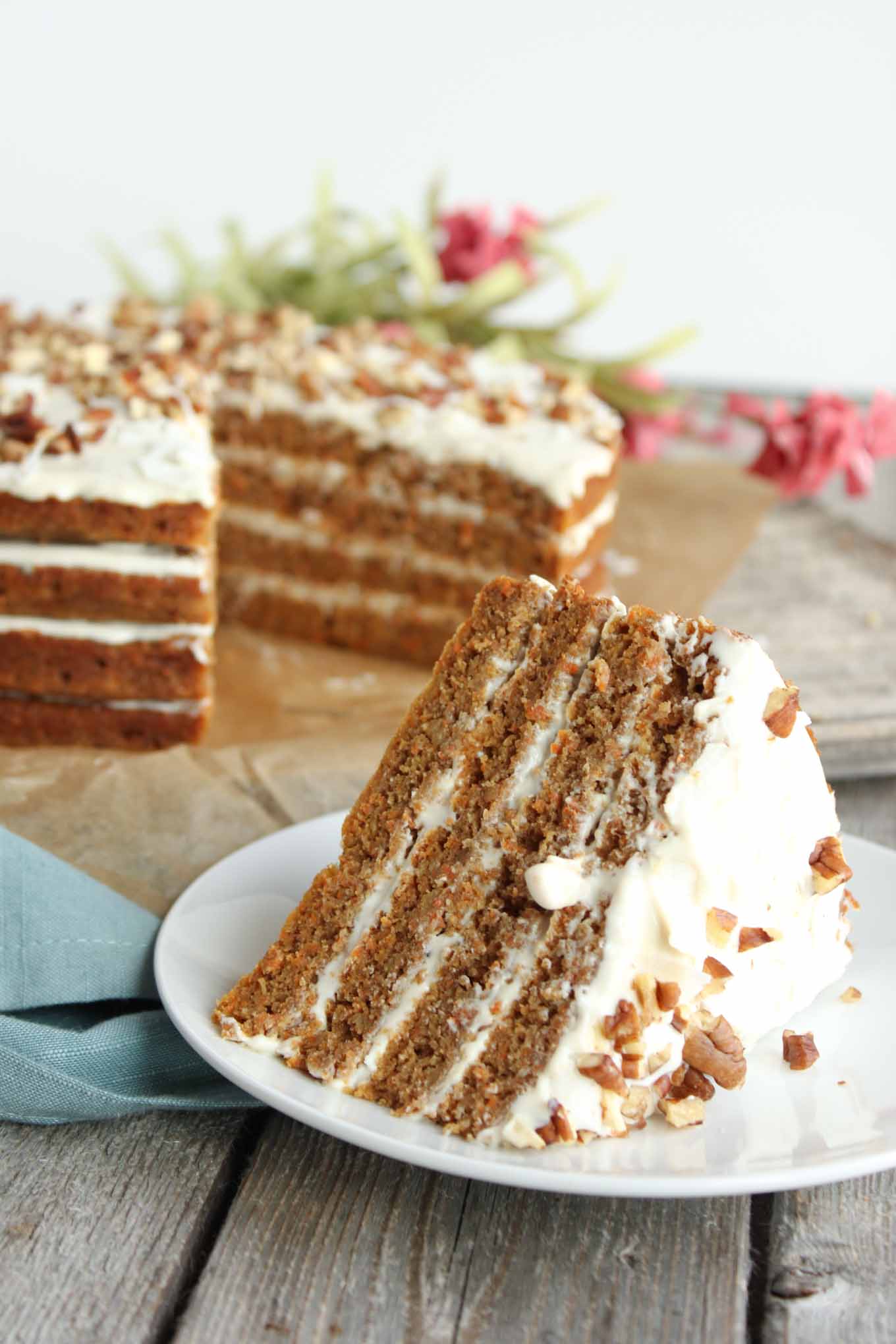Paleo Spiced Carrot Cake - Simple Roots