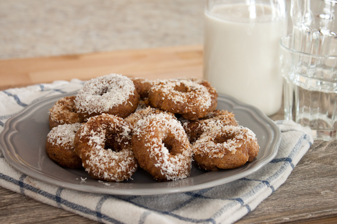 Grain Free Cinnamon Roll Donuts | simplerootswellness.com