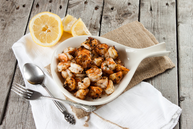 Garlic Buttered Shrimp | simplerootswellness.com