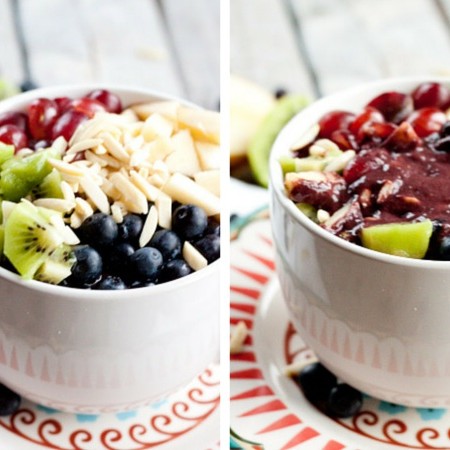 Smoothie in a bowl | simplerootswellness.com
