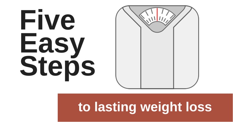 Five Easy Steps to Lasting Weight Loss | simplerootswellness.com
