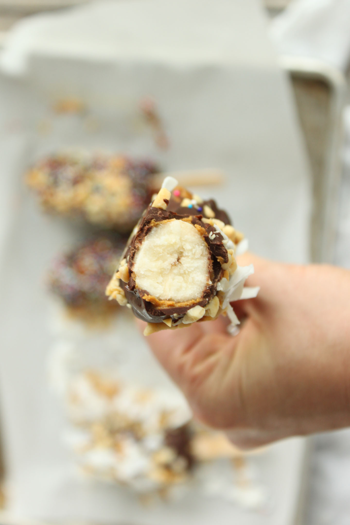 Monkey Tails Frozen Banana Dessert | simplerootswellness.com