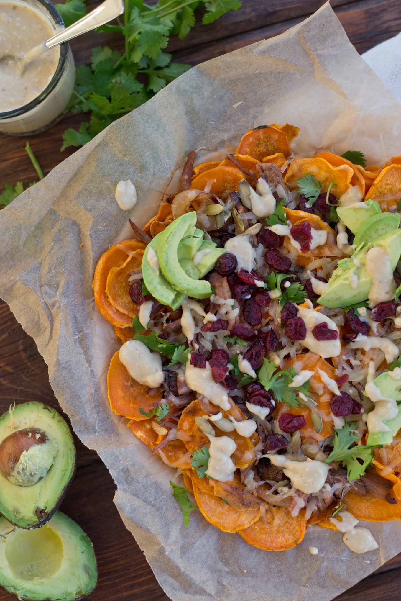 A quick and easy fall meal using leftovers, try these loaded sweet potato nachos tonight.
