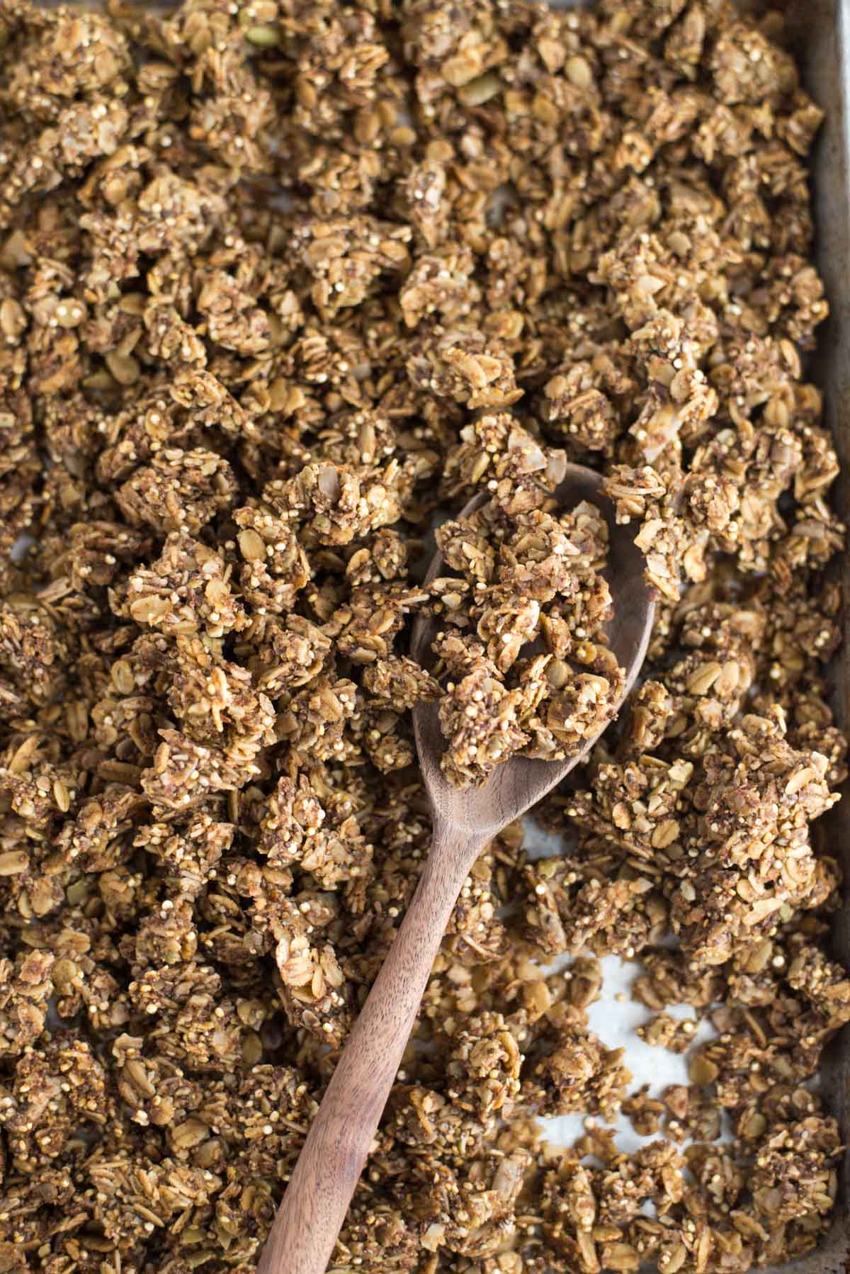 Super Food Granola. Loaded with everything nutritious this 10 minute granola is all you need.
