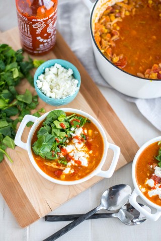 Slow-Cooker Buffalo Chicken Chili - Simple Roots