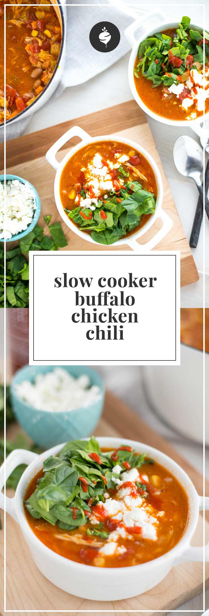 Looking for a twist to traditional chili? Want something loaded with nutrition and flavor. Check out this HEALTHY slow cooker buffalo chicken chili.