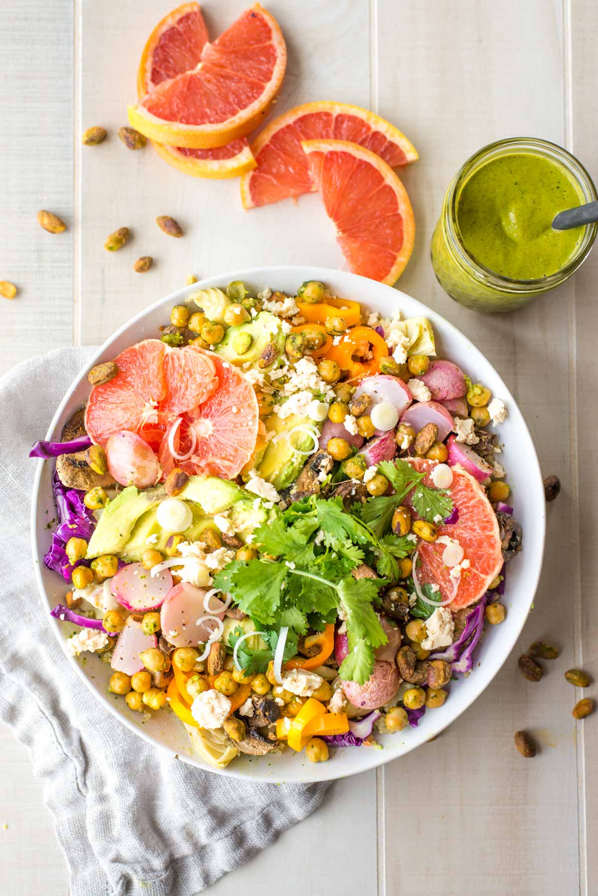 The easy way to detox using only real foods. Check out this simple make ahead detox salad