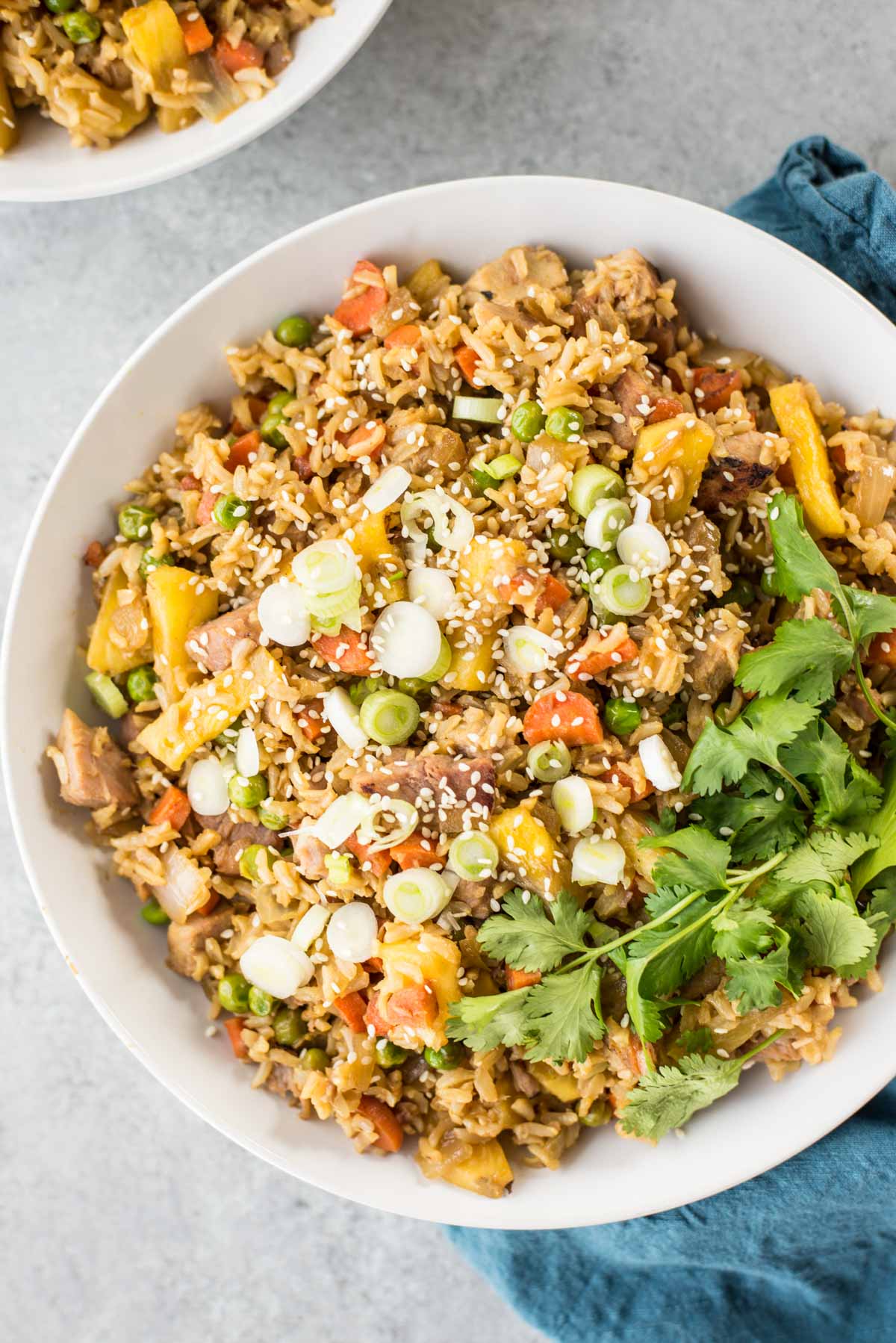 This 20 minute easy fried rice combines the natural sweetness of pineapple with the juices of ham to make a delicious take on fried rice.