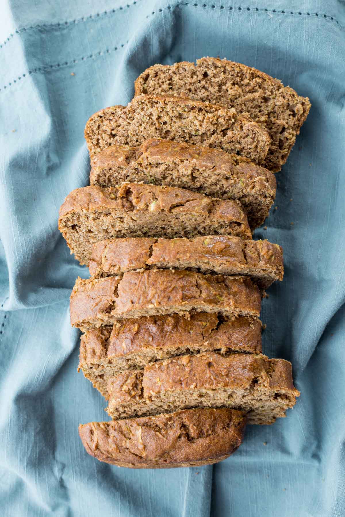 Try this high fiber, high protein spiced gluten-free zucchini bread with this easy recipe. 