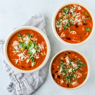 Basic Tomato Soup 5 Ways | simplerootswellness.com #soup #bonebroth #healthyrecipe #quickandeasy