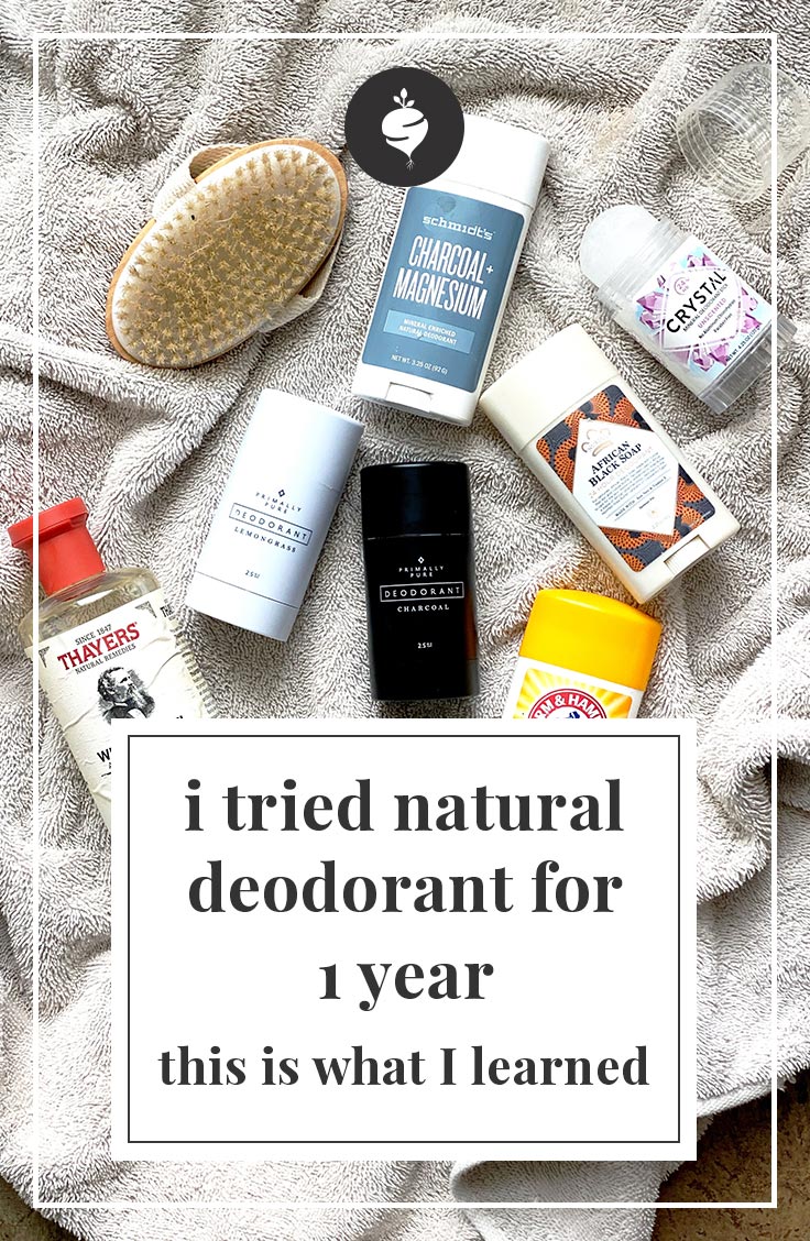 I tried natural deodorant for a year and this is what I learned | simplerootswellness.com #natural #deodorant #products #beauty #armpits #health #healthy #nutrition #wellness