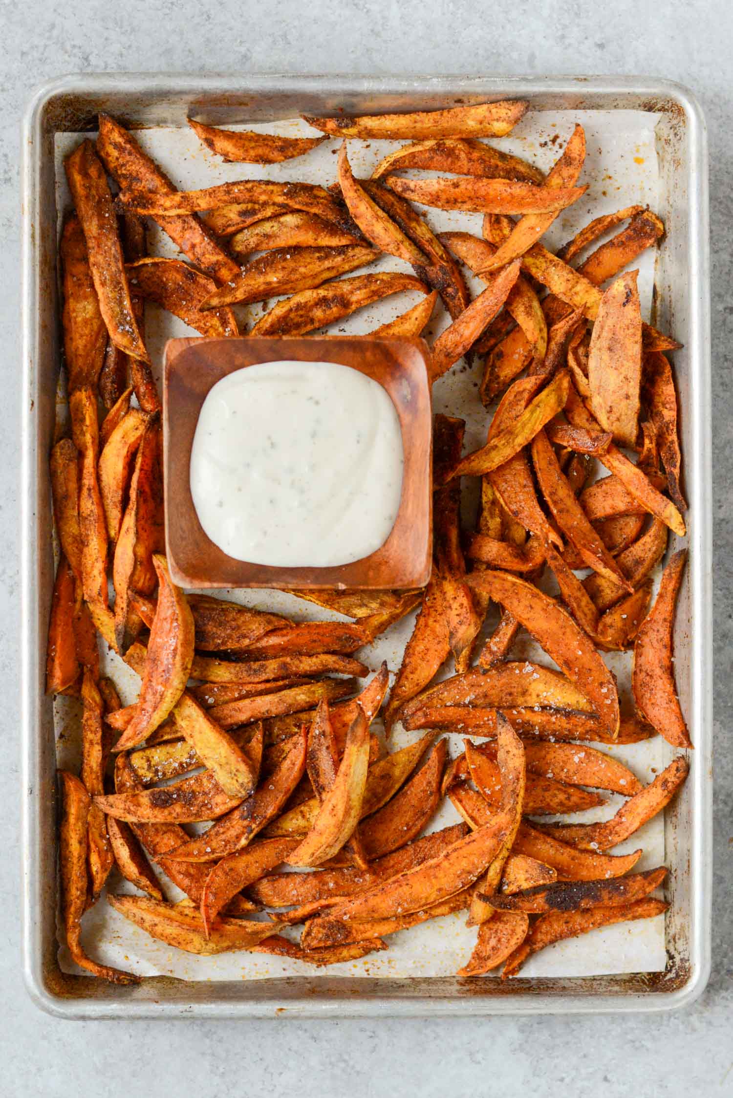Thick & Crispy Sweet Potato Fries - Simple Roots